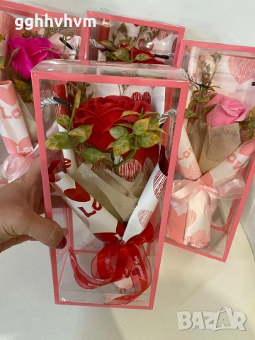 Декоративна роза, снимка 4 - Подаръци за жени - 53194225