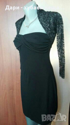 Стилна рокля на MANGO и ПОДАРЪК - ръкави🍀❤XS/S,S/M❤🍀арт.4074