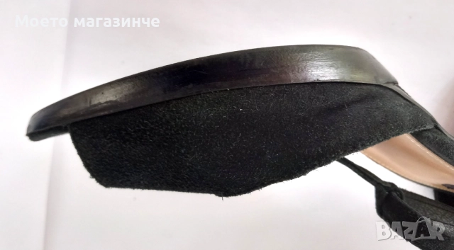 Bagatt летни дамски обувки от естествен велур – № 38, снимка 8 - Дамски обувки на ток - 52009078