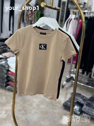 Дамска тениска Calvin Klein - бродирано лого , снимка 1