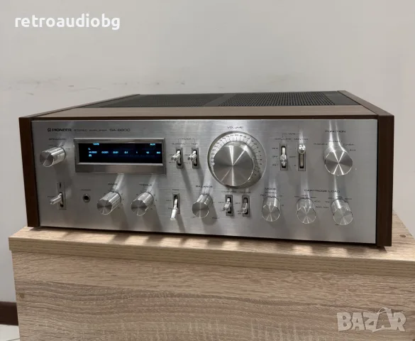 🔈ТОП ретро усилвател PIONEER SA-8800 - Синя серия - дървен кабинет🔈