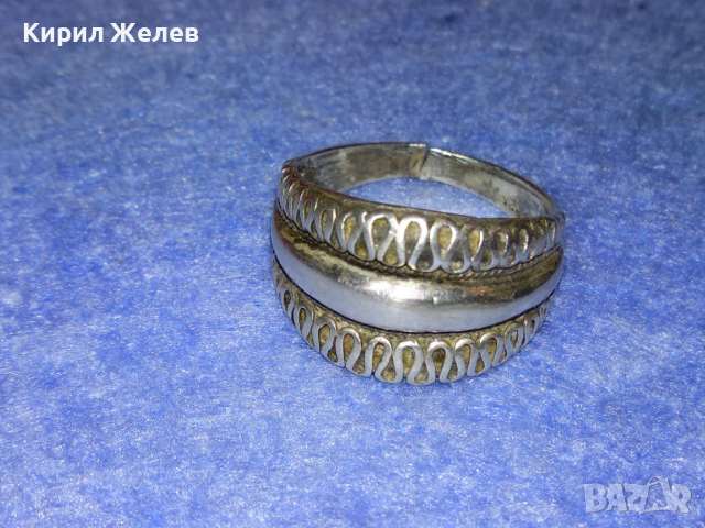 КРАСИВО ОРНАМЕНТИРАН СРЕБЪРЕН ПРЪСТЕН СРЕБРО 925 РЪЧНА МАЙСТОРСКА ИЗРАБОТКА 41891, снимка 16 - Пръстени - 44663726