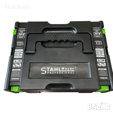 Акумулаторен безчетков перфоратор с 2 патроника 36V 10Ah StahlMayer, снимка 6 - Перфоратори - 50732706