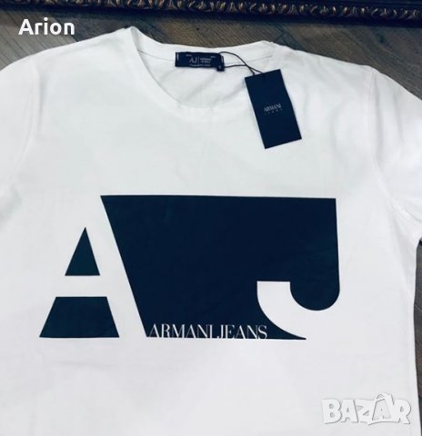 Мъжка тениска ARMANI JEANS, снимка 2 - Тениски - 34174453