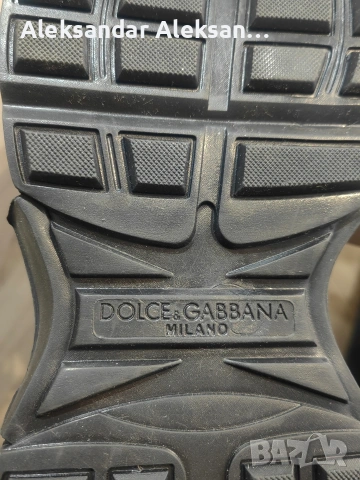 DOLCE GABBANA сникърски маратонки, снимка 5 - Маратонки - 53520586