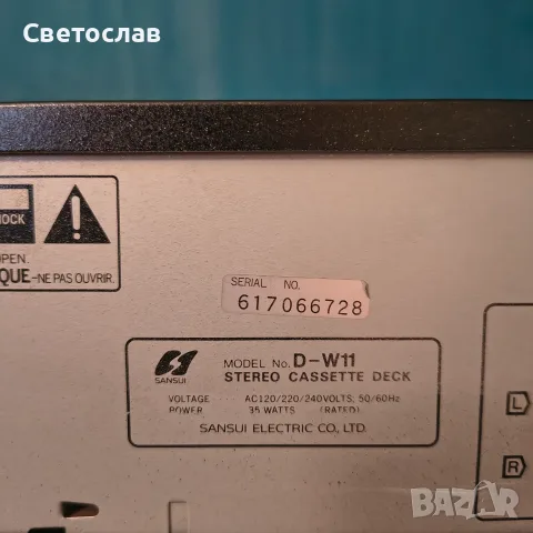 SANSUI D-W11 касетъчен дек, снимка 9 - Декове - 56106064