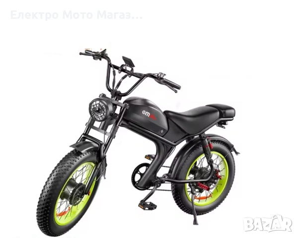 ТОП ЦЕНА! Електрически велосипед Fat Bike Два Мотора 3000W, 55V, 65km/h