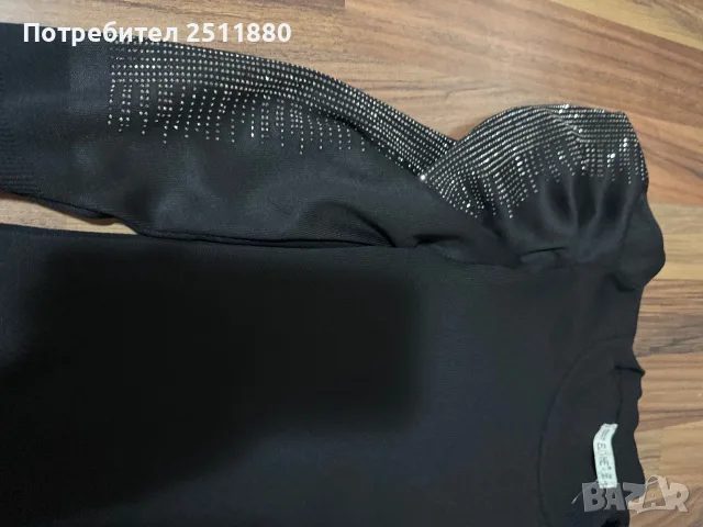 Дамска блуза с камъни, снимка 2 - Блузи с дълъг ръкав и пуловери - 55879571