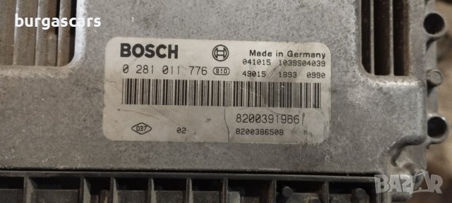 Компютър двигател 0 281 011 776 Renault Scenic II 19DCI - 100лв, снимка 2 - Части - 42095888