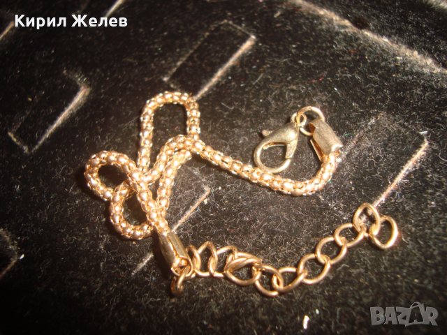 ПОЗЛАТЕНА ГРИВНА ВИНТИДЖ РЯДКА КРАСИВА ПЛЕТКА ПОДХОДЯЩА и за ГЛЕЗЕН 17245, снимка 5 - Гривни - 33846814