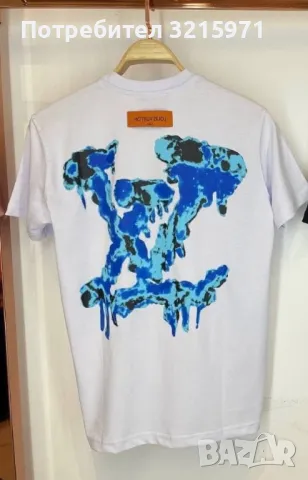 НОВО Бели тениски LV, снимка 3 - Тениски - 50254065