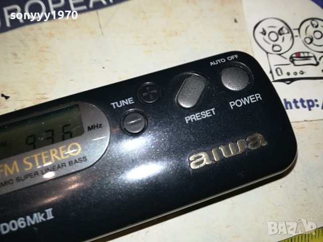 AIWA CR-D06MKII ВНОС FRANCE 2608231733, снимка 13 - Радиокасетофони, транзистори - 41974435