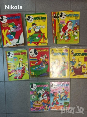 Колекционерски списания на немски език комикси Мики Маус общо са 116 броя, снимка 2 - Антикварни и старинни предмети - 53120777