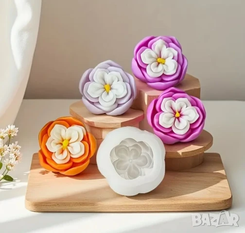 Молд цвете , снимка 2 - Форми - 50498767
