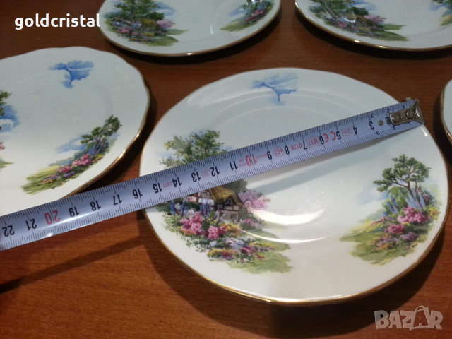 Английски порцелан чинии , снимка 2 - Други ценни предмети - 44797404