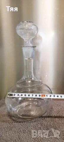 Стъклена гарафа , снимка 5 - Сервизи - 50381524