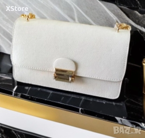 Малка дамска кожена чанта за през рамо. Предлага се в 8 цвята, снимка 4 - Чанти - 52584209