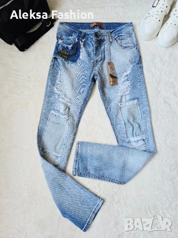 Дамски дънки , снимка 4 - Дънки - 43324128