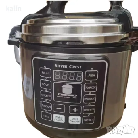 Мултифункционален електрически уред за готвене под налягане Silver Crest 10 в 1, снимка 3 - Съдове за готвене - 49560267
