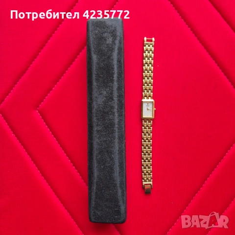 SEIKO Оригинален кварцов позлатен винтидж часовник. , снимка 3 - Дамски - 53400988
