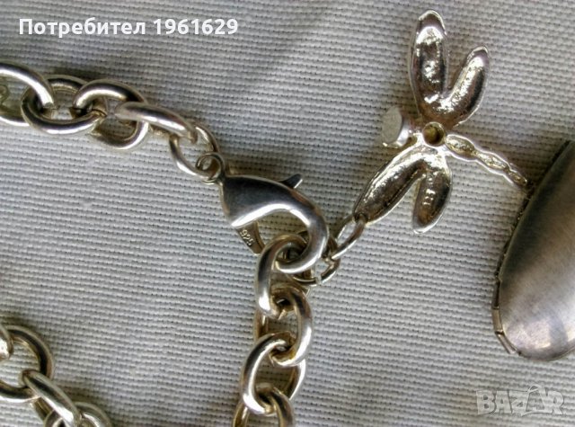 Обеци , гривна и колие с печати 925, снимка 5 - Бижутерийни комплекти - 41082223