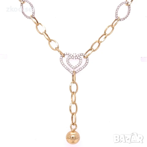 Златнo колие 10,38гр. 46,0см. 14кр. проба:585 модел:33083-1, снимка 1