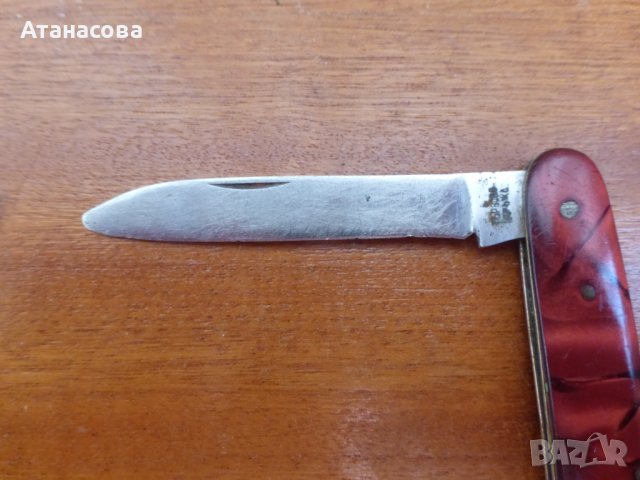 Джобно ножче с 2 остриета цвят пепел от рози, снимка 3 - Ножове - 41103537