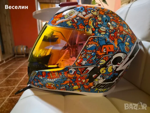 Продавам каска ICON Airflite MIPS REDOODLE, снимка 9 - Аксесоари и консумативи - 56247699