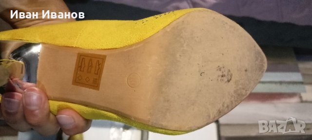 Дамски официални обувки с ток 39-ти номер