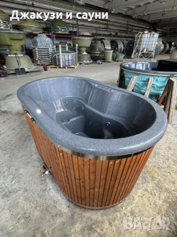 Двойна вана за студено потапяне ледена вана