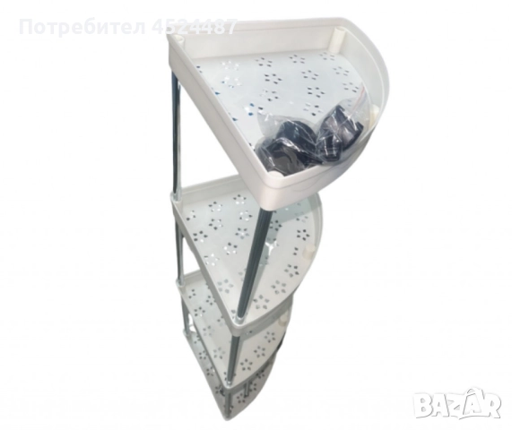 Ъглова въртяща се поставка Corner Storage Rack , снимка 8 - Декорация за дома - 52553027