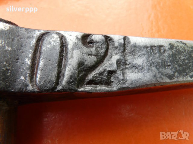  Стара германска военна кирка , снимка 3 - Антикварни и старинни предмети - 39721258