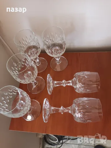 Кристални Чаши 6 броя, снимка 2 - Чаши - 55875245