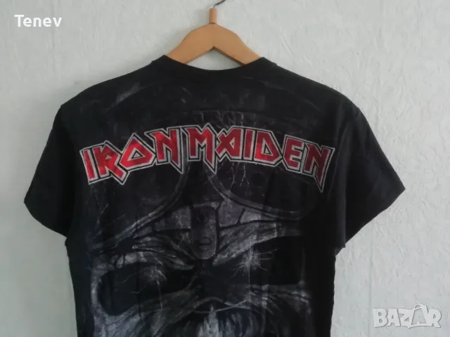 Iron Maiden Aces High мъжка памучна оригинална тениска размер М, снимка 3 - Тениски - 50133186