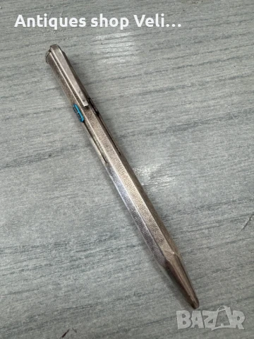 Посребрен четирицветен химикал №7055 , снимка 3 - Антикварни и старинни предмети - 50698848