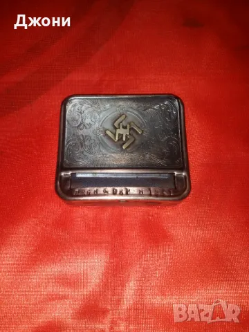 Табакера. Запалка , снимка 2 - Антикварни и старинни предмети - 47840147