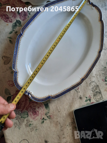 Продавам порцеланов супник и чиния-плато, снимка 7 - Антикварни и старинни предмети - 36366593