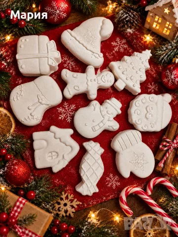 Коледни фигурки за оцветяване, снимка 3 - Рисуване и оцветяване - 56232138