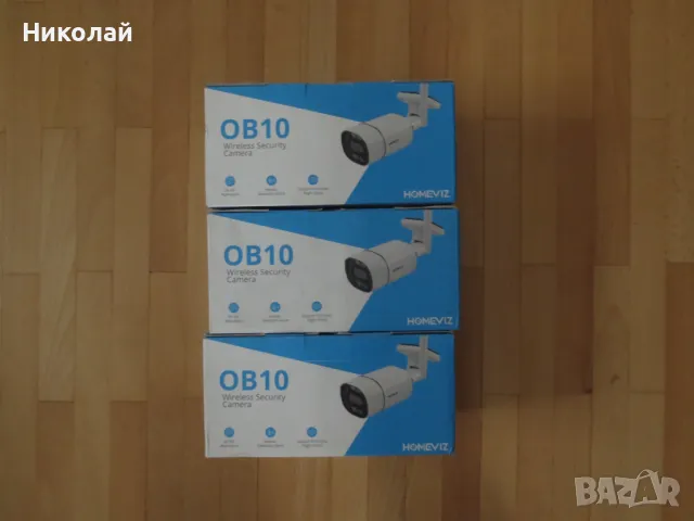 Homeviz OB10 wireless security камера, снимка 2 - Камери - 47305657