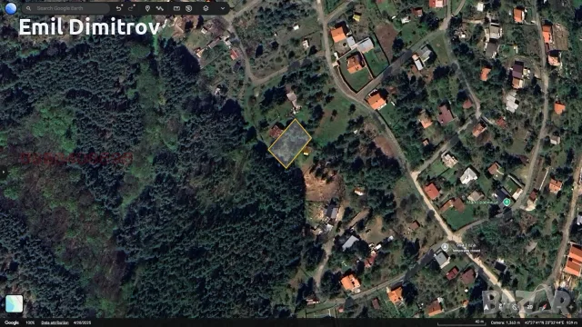 Парцел 530 кв.м сред борова гора, на 25 км от Боровец и 40 км от София, снимка 4 - Парцели - 55772952