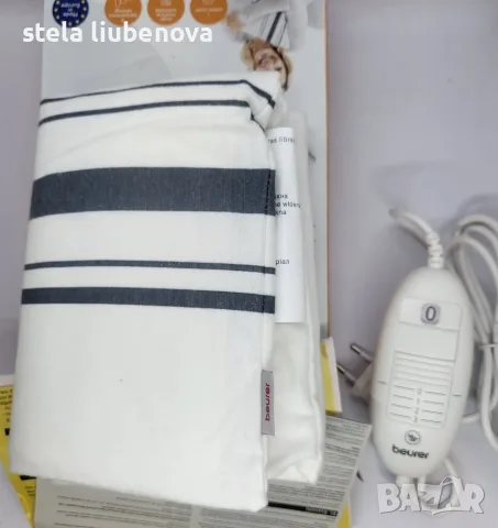 НОВА Немска електрическа възглавница Beurer HK 25 с памучен калъф, снимка 4 - Други - 56223247