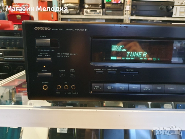 Усилвател ONKYO A-SV610pro Две по 125 вата на 8 ома.  В отлично техническо и визуално състояние., снимка 3 - Ресийвъри, усилватели, смесителни пултове - 47853259