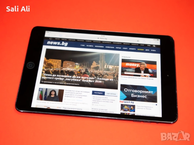 Apple iPad Mini A1432 - Черен Таблет Перфектен Екран Запазен, снимка 3 - Таблети - 52671177
