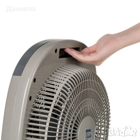 Подов вентилатор Muhler SMX-1235 – 12'', 35W, с бокс и таймер за удобен контрол, снимка 5 - Вентилатори - 51278295