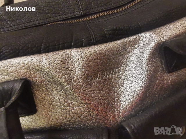 Чанта от естествена кожа PAUL MARIUS, снимка 5 - Чанти - 52599598