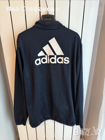 100% оригинално Камбоджа ново  спортно горнище с цип Adidas Адидас с лого , снимка 5 - Спортни екипи - 51646842