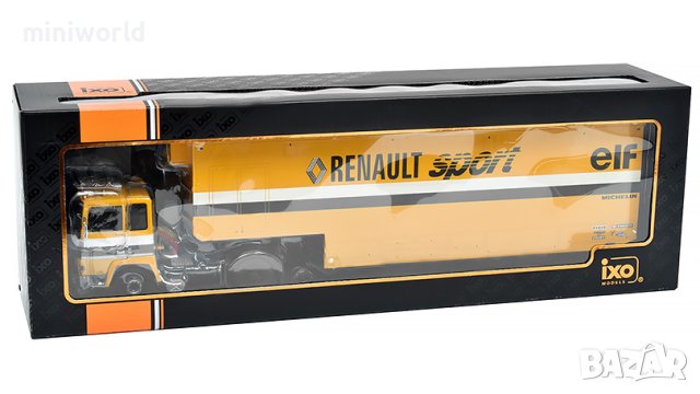 Berliet TR350 1960 Formula 1 Race Transport RENAULT - мащаб 1:43 на IXO моделът е нов в PVC дисплей-, снимка 5 - Колекции - 41726117