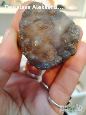 Лот от три образеца: натечен халцедон, турмалин и стилбит, изгодно , снимка 2 - Колекции - 52208792