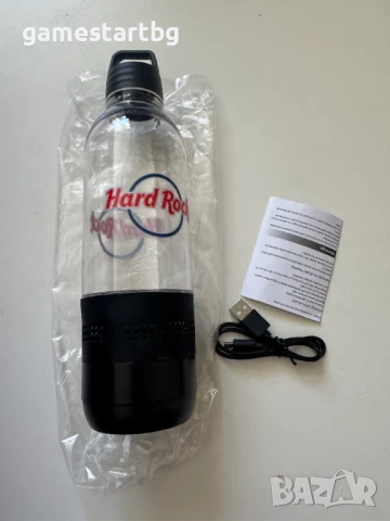Hard Rock Cafe Bluetooth Speaker Water Bottle , снимка 3 - Bluetooth тонколони - 51358893