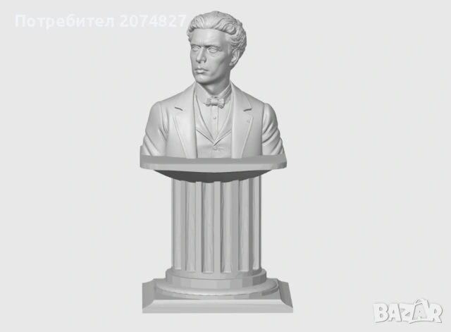 ВАСИЛ ЛЕВСКИ (бюст, статуетка), снимка 2 - Декорация за дома - 53453633